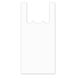 White JUMBO T-Shirt Bag - High Dens